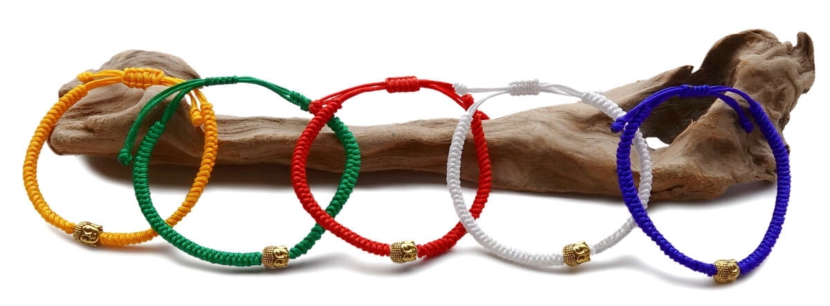 Gesegnete buddhistische Armbänder