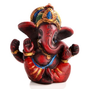 Ganesha Statue sitzend Vorderansicht