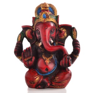 Ganesha Statue sitzend Vorderansicht