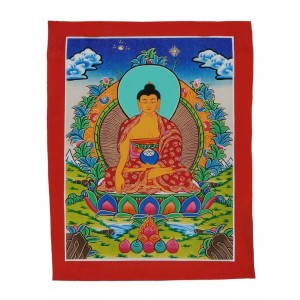 Thangka - Shakyamuni 23 x 30 cm  
