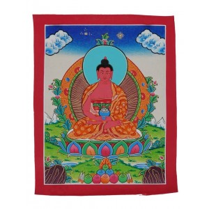Thangka - Buddhas Amitabha 26 x 34 cm
