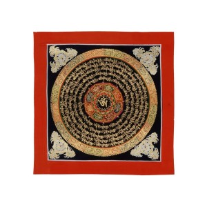 Thangka Mandala OM 32 x 32 cm