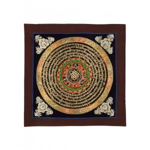 Thangka  - Mandala Shrivasta 26 x 26 cm
