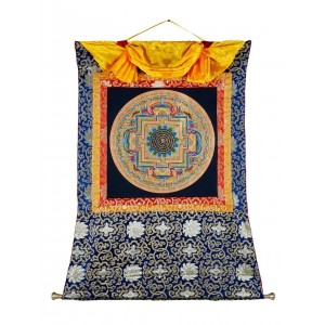 Thangka - Mandala OM 95 x 110 cm