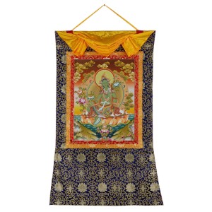 Thangka - Grüne Tara 94x145 cm