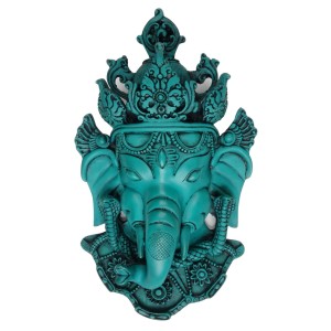 Ganesha Maske türkis 30 cm