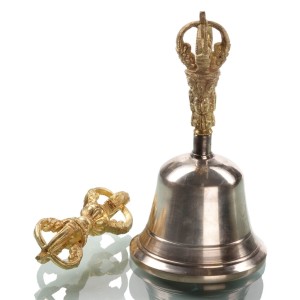 Ghanta-Set Glocke mit Dorje 15,5 cm