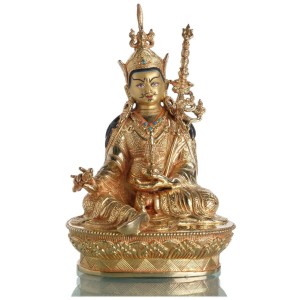 Padmasambhava  23 cm vollfeuervergoldet  PREMIUM Qualität