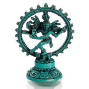 Nataraja Statue türkis 14 cm