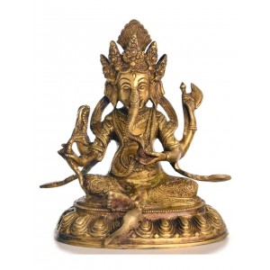 Ganesh sitting - 20 cm