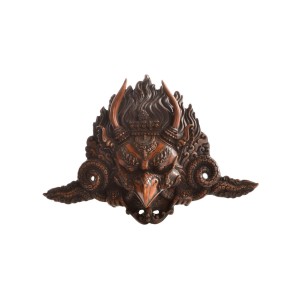 Garuda Maske Resin 19 cm braun