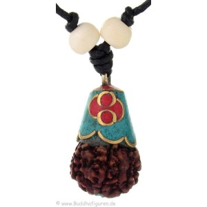 Buddhistische  Kette mit  Rudraksha 