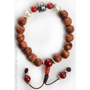 hand-mala boddiseeds karneol armband buddhistisch