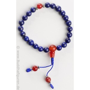 hand-mala armband lapislazuli karneol