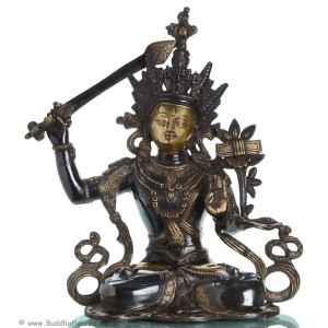 Manjushri - Messing 40cm