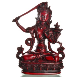 Manjushri Buddha Statue 20 cm Resin