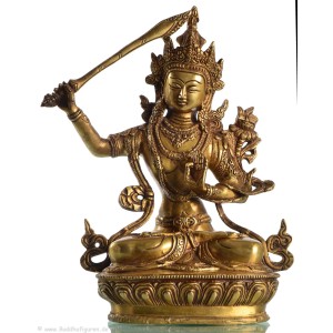 Manjushri 32 cm Messing