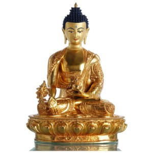 Medizin Buddha Statue antik  