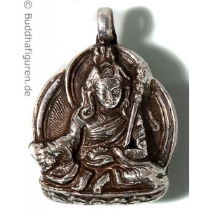 Silberschmuckanhänger Guru Rimpoche - Padmasambhava  25 mm