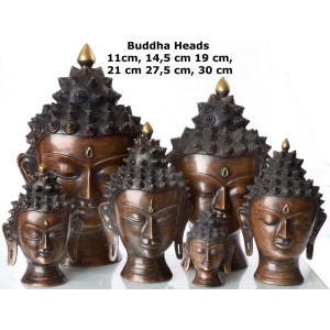 Buddha-Kopf  11 - 30 cm