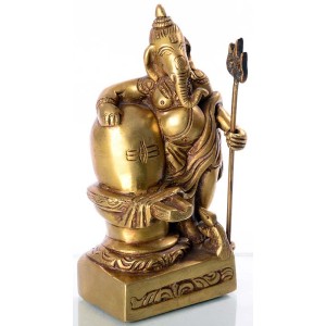 Ganesh mit Lingam 15 cm