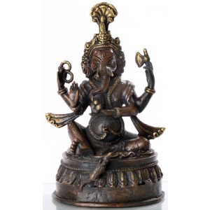 Ganesh sitting 19 cm