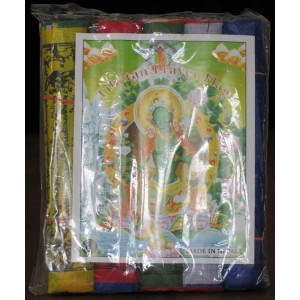 Gebetsfahnen  Baumwolle (10 Blatt) 160 cm 5er Set