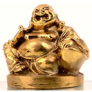 Lachender Buddha Statue 4 cm