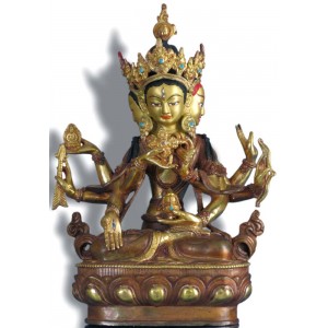 Vijaya / Unshinisvijaya / Namgyelma 24 cm teilfeuervergoldet 1