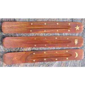 Räucherstäbchenhalter - Holzschiffchen