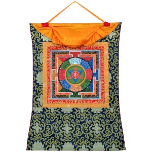 Thangka auf Leinwand handgemalt in hochwertiger Qualität Yantra Nr.9