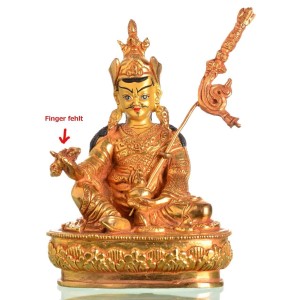 Guru Rinpoche - Padmasambhava 12 cm vollfeuervergoldet SALE