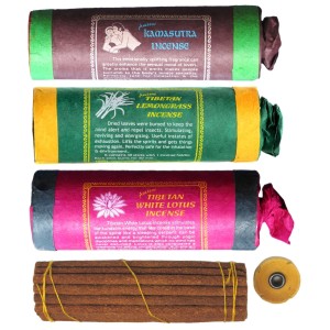 Räucherstäbchen 3er Set Kamasutra - Lemongrass - White Lotus Tibetan Incense