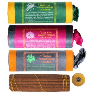 Räucherstäbchen 3er Set Tibetan Frank Incense - Lemongrass - White Lotus 