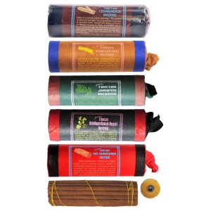 Räucherstäbchen 5er Set Tibetan Cedar-Sandalwood-Juniper-Bedellium Incense