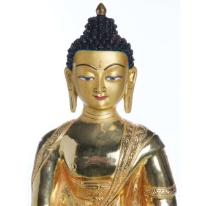 Akshobhya - Shakyamuni  Buddha 33,5 cm vollfeuervergoldet