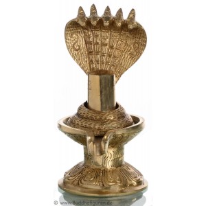Shiva lingam 15,5 cm high Messing 