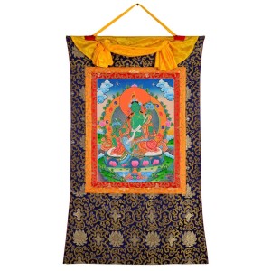 Thangka - Grüne Tara 73x112 cm 2