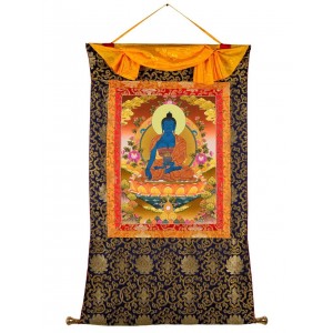 Thangka Medizinbuddha 82 x 114 cm 2