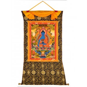Thangka Medizinbuddha 91 x 130cm