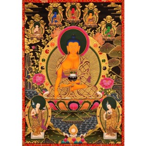 Thangka Shakyamuni 128 x 173 cm