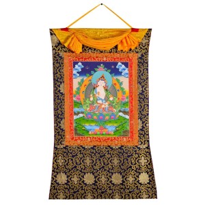 Thangka - Vajrasattva - Dorje Sempa 72 x 112 cm