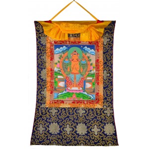 Thangka - Maitreya 58 cm x 85 cm