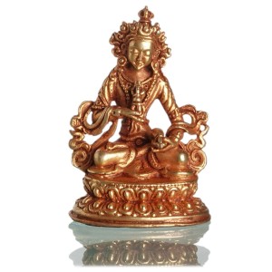 Vajrasattva 6 cm Buddha Statue vollvergoldet