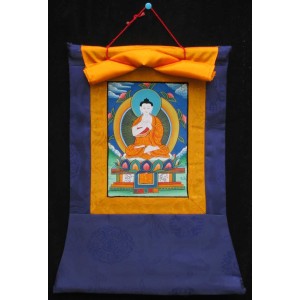 Thangka Meditationsbuddha Vairocana