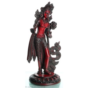 Weiße Tara stehend 29,5 cm Resin