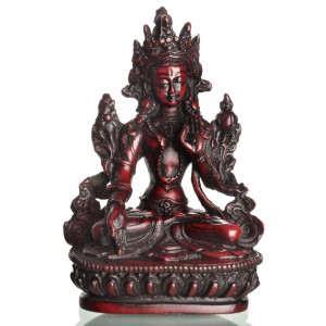 Weiße Tara Statue 15,5 cm Resin
