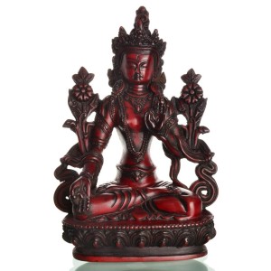 Weiße Tara Statue 20 cm Resin  