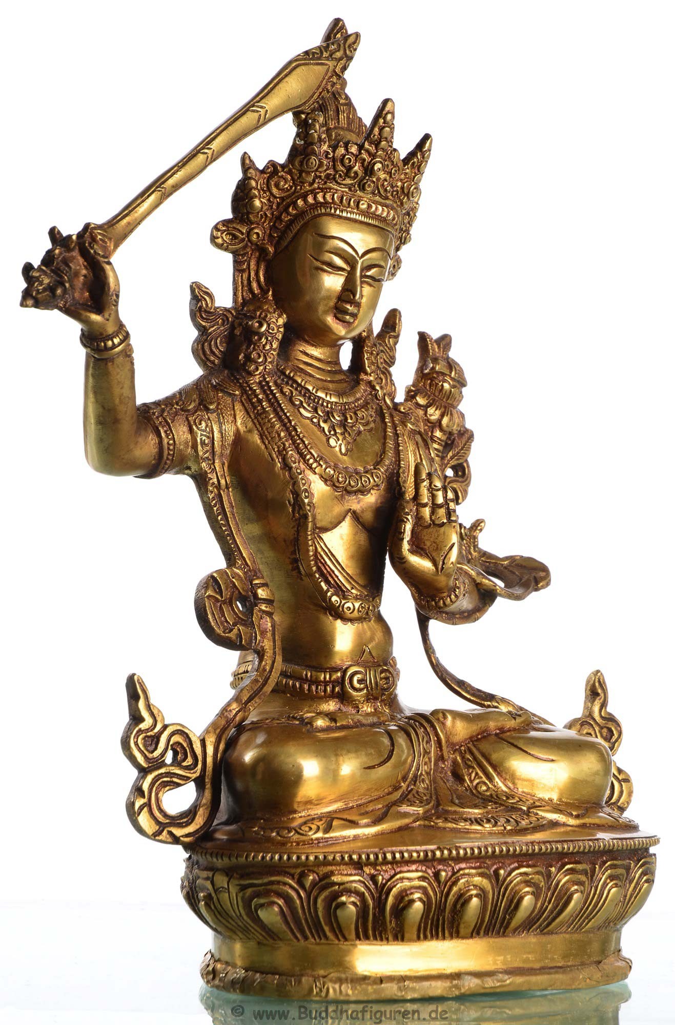 Manjushri 32 cm Messing