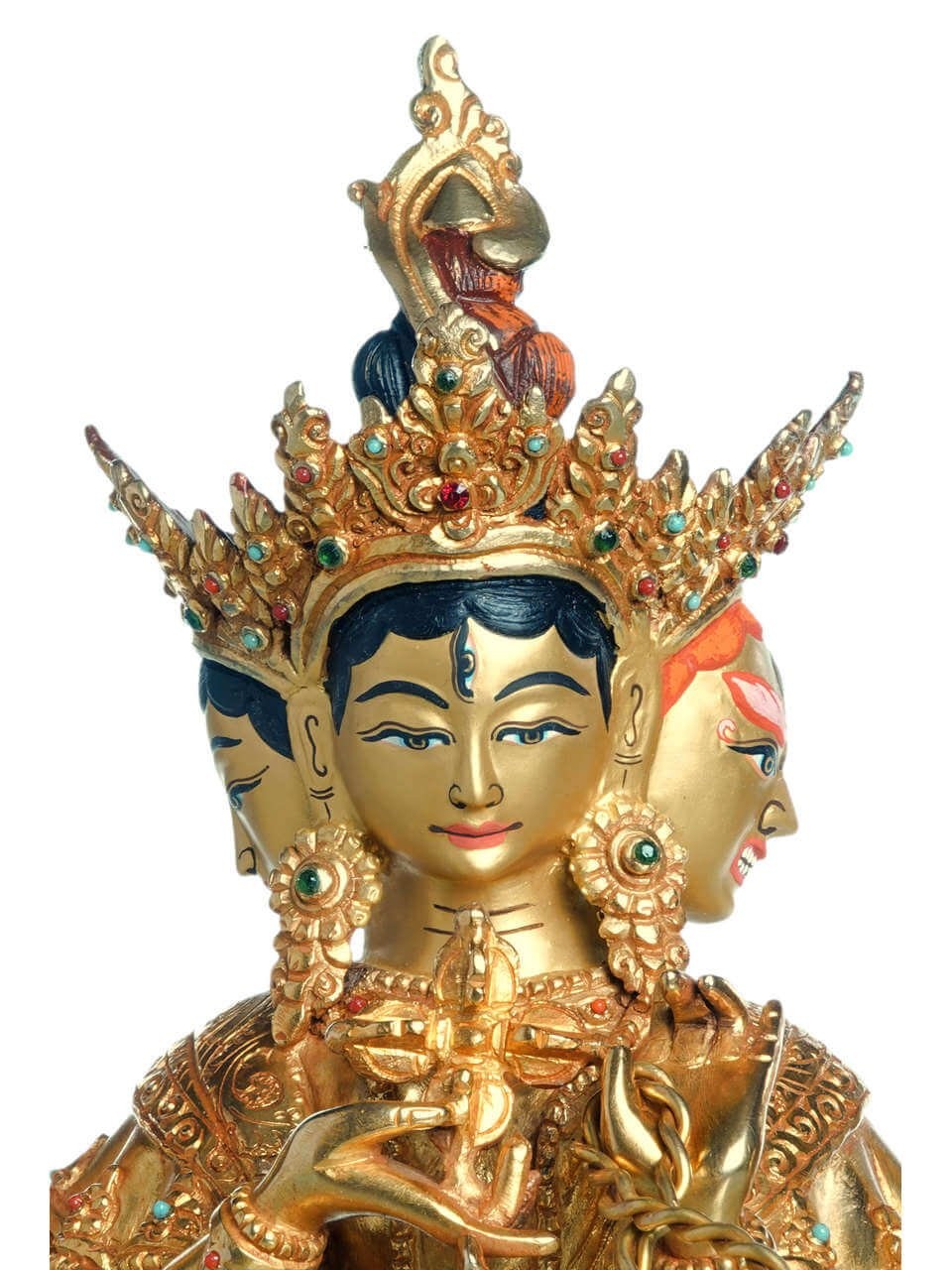 Namgyalma Statue vollfeuervergoldet 24 cm Premiumqualität kaufen